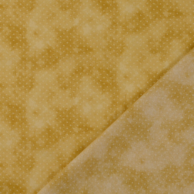 Popeline de Coton tissu Beige 