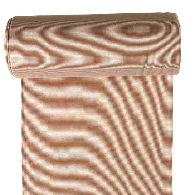 Bord Cote Fil Teint tissu Camel mat 