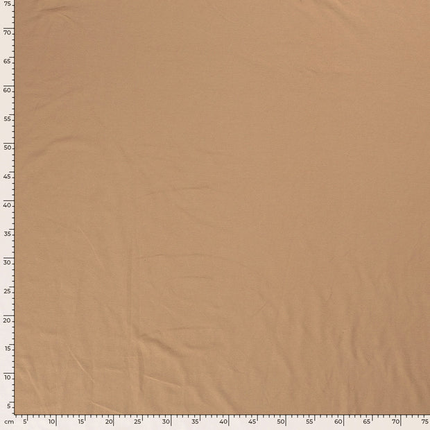 Jersey fabric Unicolour Nutmeg