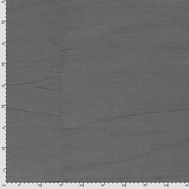 Waffle piqué fabric Unicolour Grey
