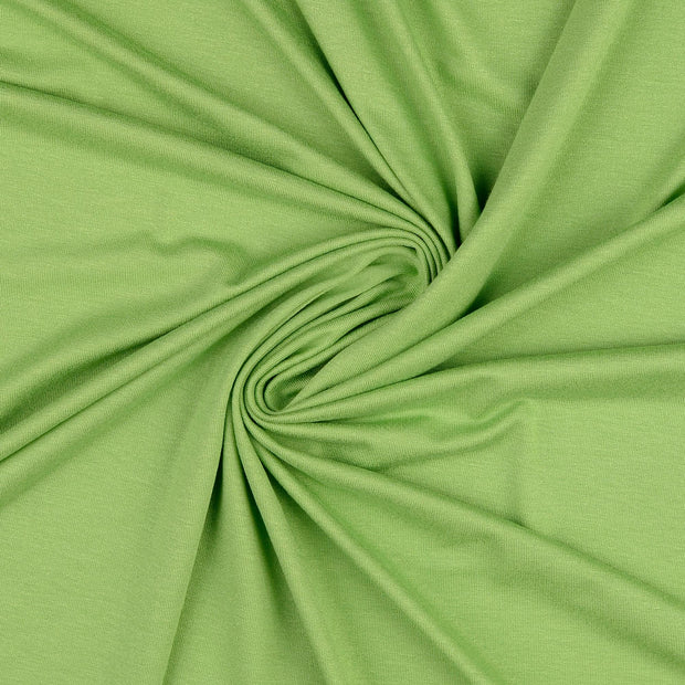 viscose jersey fabric Apple Green 