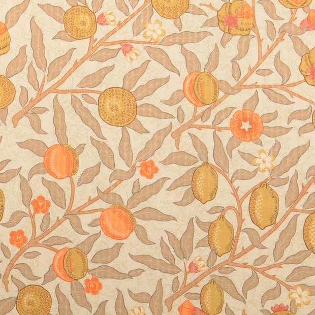 Popeline de Coton tissu Beige