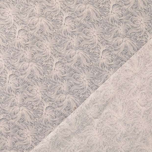 Popeline de Coton tissu Gris 