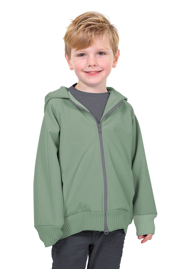 Softshell fabric Unicolour Dark Mint