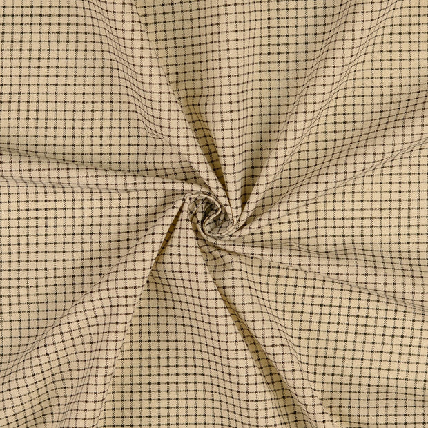 Cretonne tissu noir 