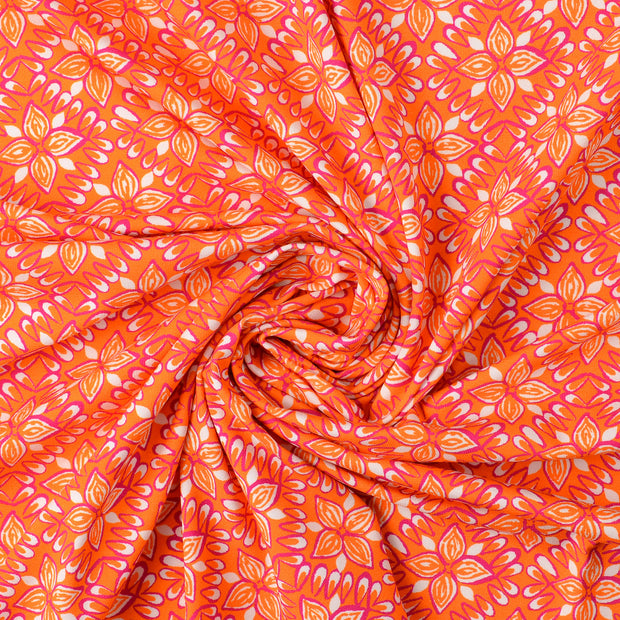 Cotton Jersey fabric Orange 
