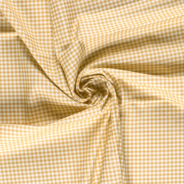 Cretonne fabric Beige digital printed 