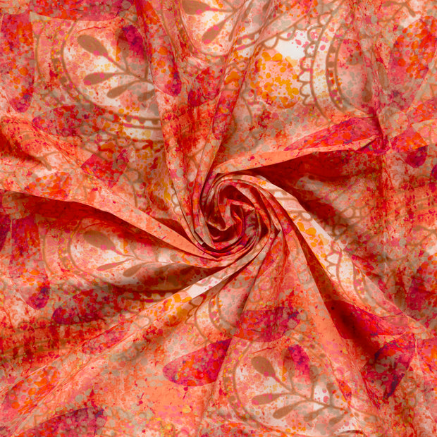 Voile fabric digital printed 
