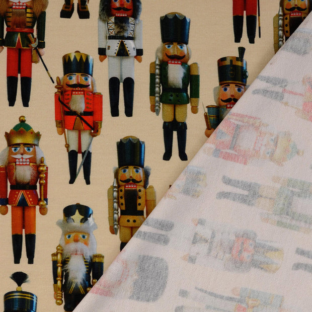 french terry lainé tissu ércu 