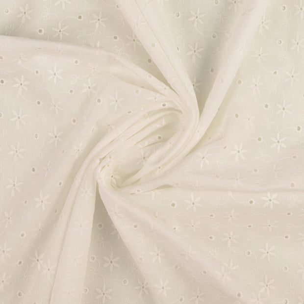 voile fabric white 