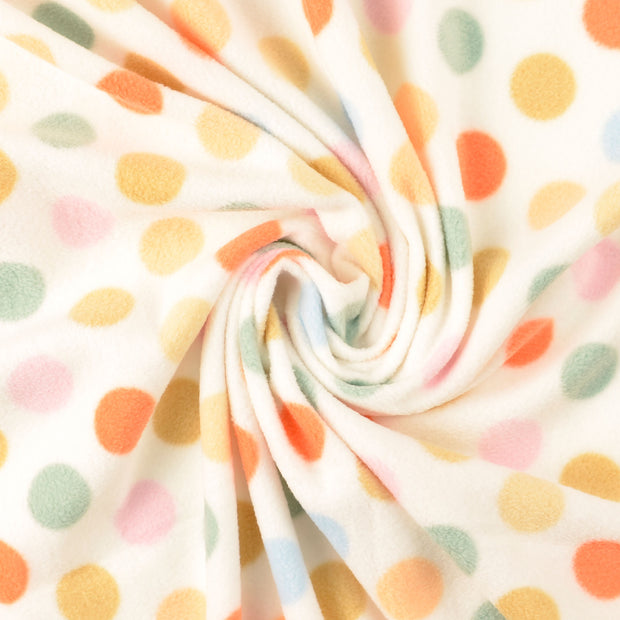 fleece fabric multicolor 