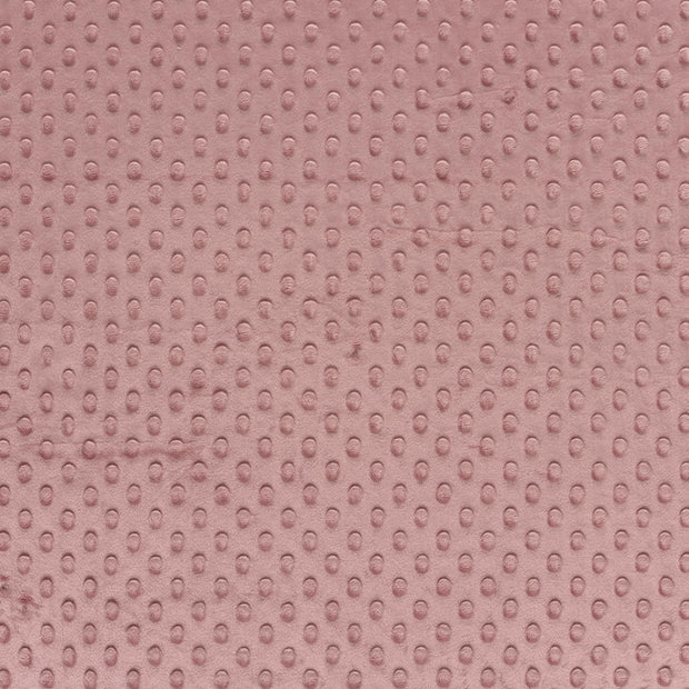 Minky fabrik Mauve weich 