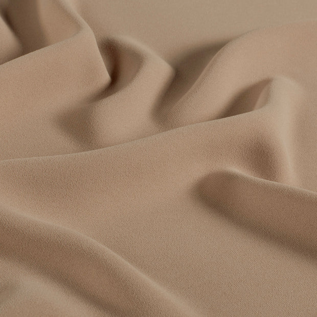 Crepe fabric Unicolour Camel