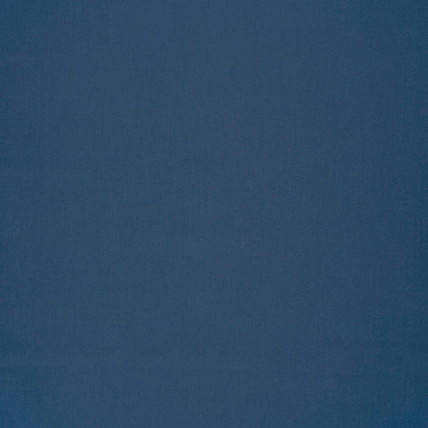 Cotton Poplin GOTS organic fabric Steel Blue matte 