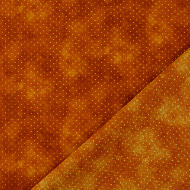 Popeline de Coton tissu Bronze 