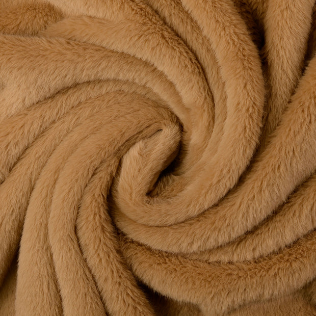 Fausse Fourrure tissu Beige 