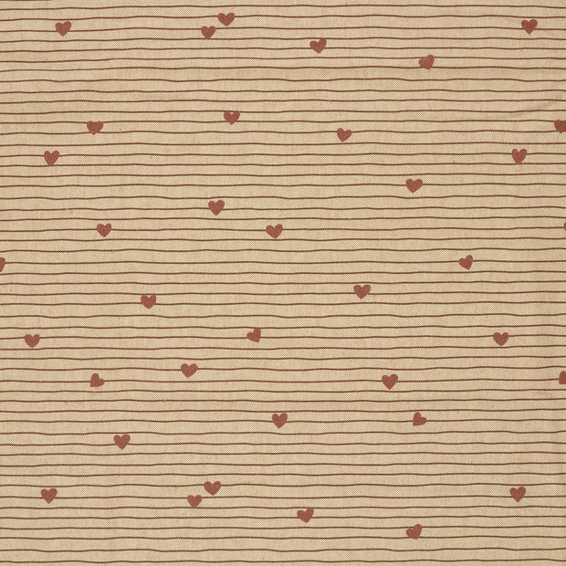 Aspect Lin tissu Beige mat 