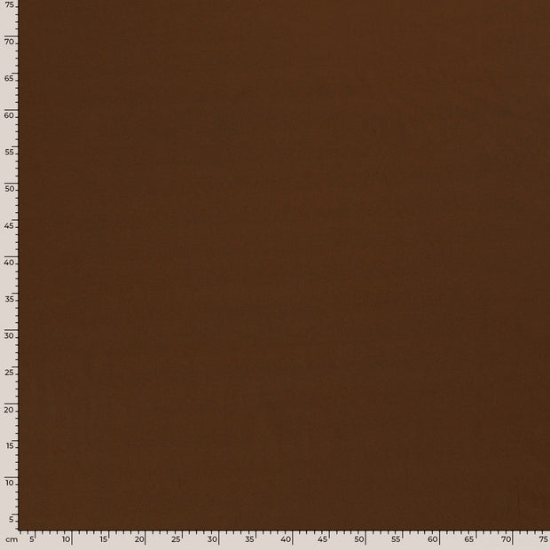 Jersey tissu Unicolore Marron
