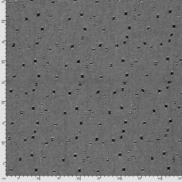 Jeans tissu Unicolore Noir