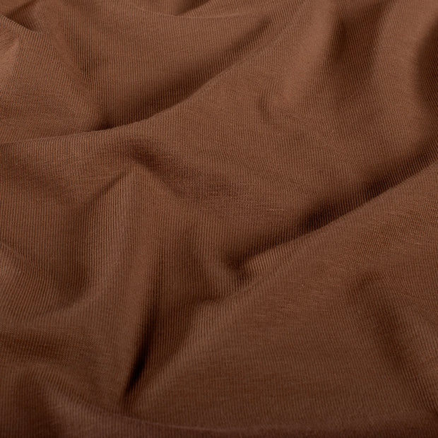Jersey fabric Unicolour Rust