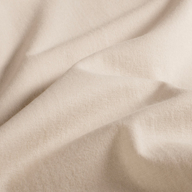 Flannel fabric Unicolour Beige