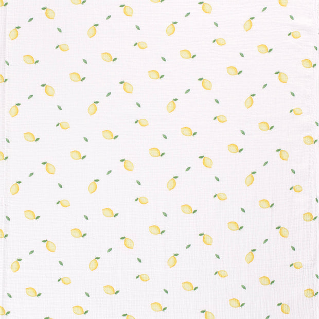 Double gaze tissu Blanc mat 