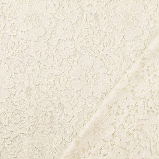dentelle tissu Nude brodé avec bordure 