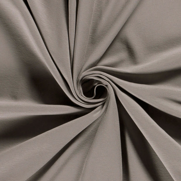 Jersey tissu Unicolore Gris