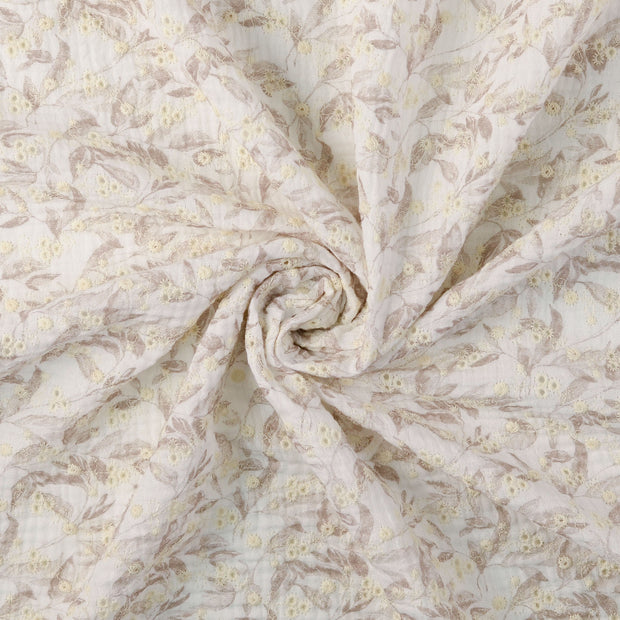 Cotton Poplin fabric Brown 