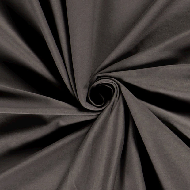 Jersey fabric Unicolour Taupe Grey