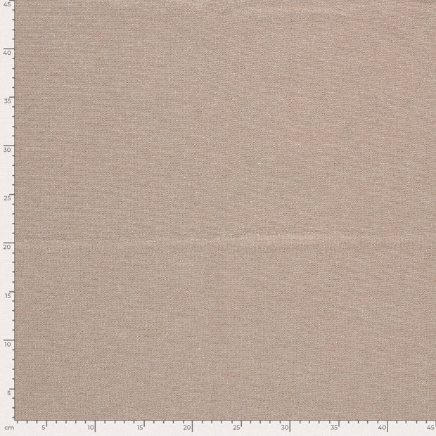 Heavy Knit fabric Melange Camel