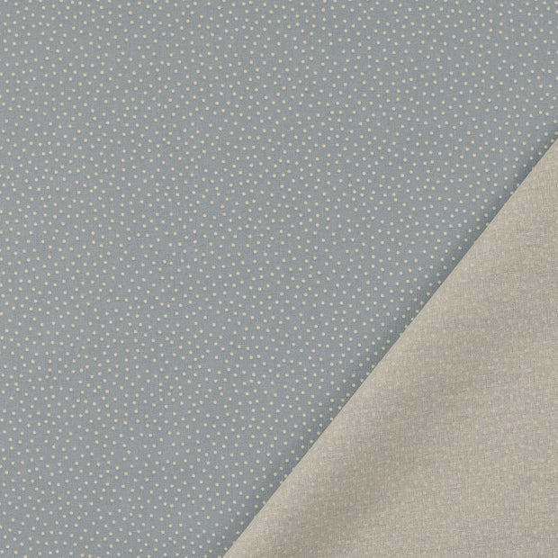 Cotton Poplin fabric Baby Blue printed 