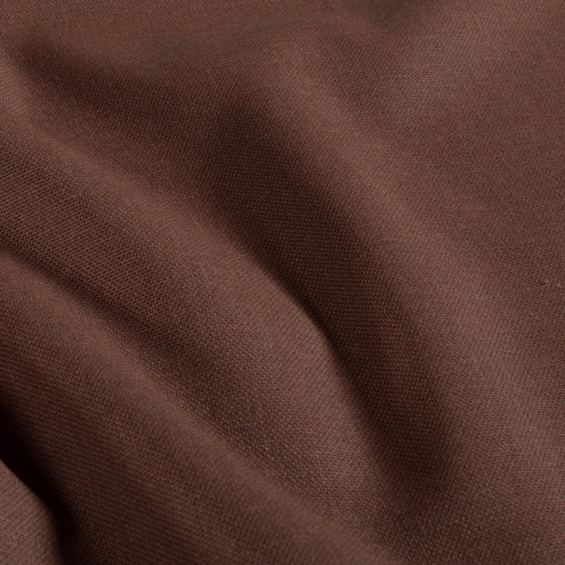 Aspect Lin tissu Unicolore Brique