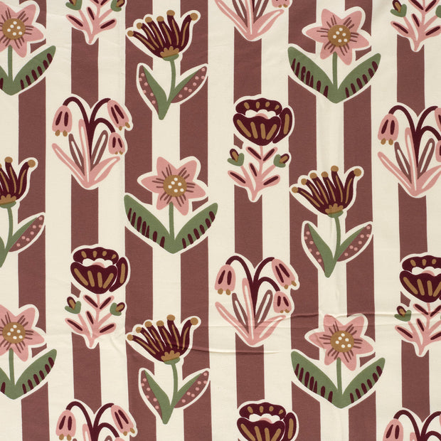 French Terry fabric Beige matte 