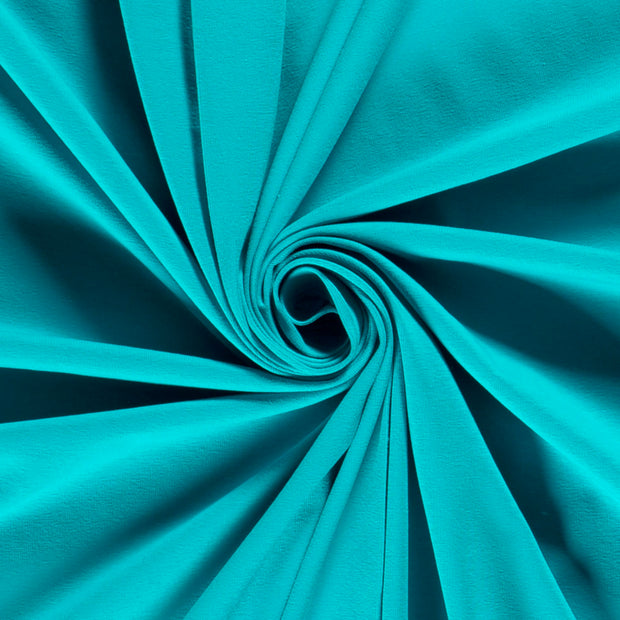 Jersey fabric Unicolour Turquoise