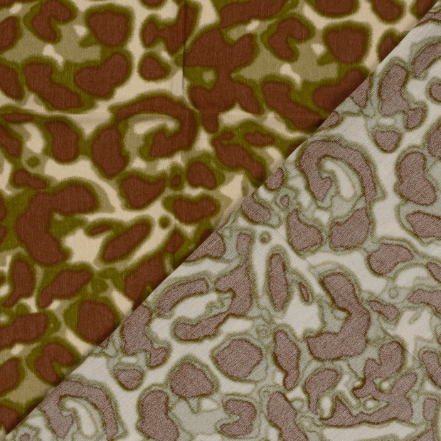 Satin fabric Abstract printed 