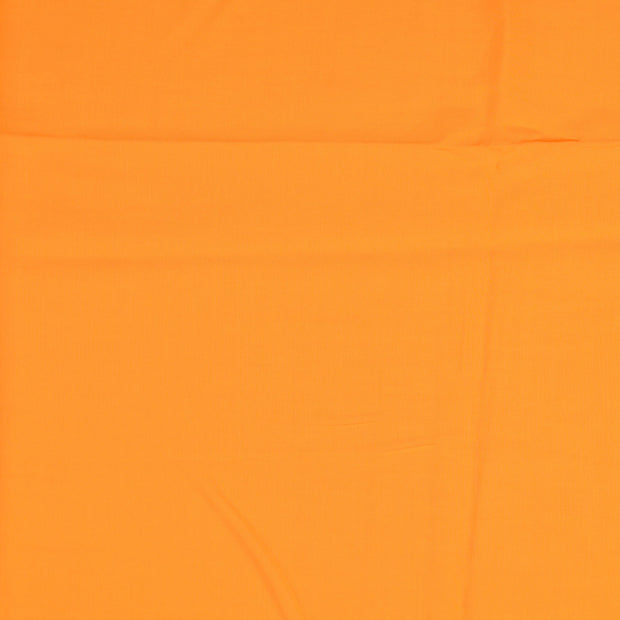 Viscose Poplin fabrik Uni orange