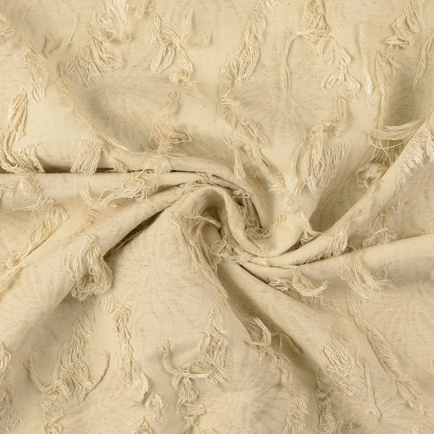 Popeline de Coton tissu Nude 