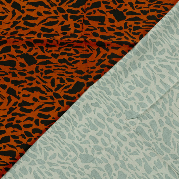 Viscose Twill fabric Abstract printed 