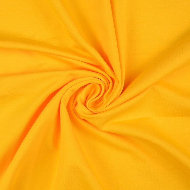 French Terry fabric yellow 