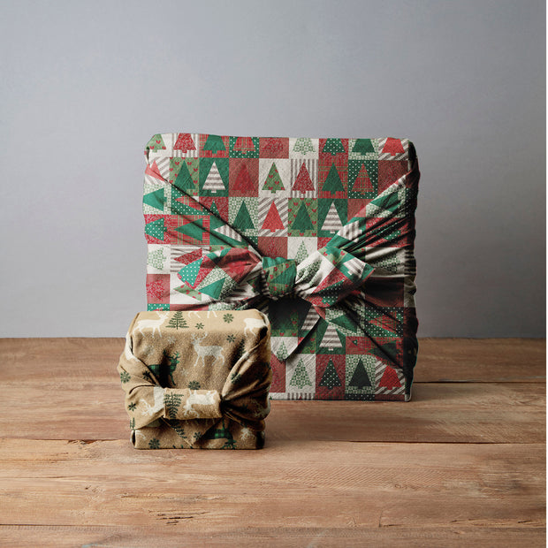  fabric Trees printed 