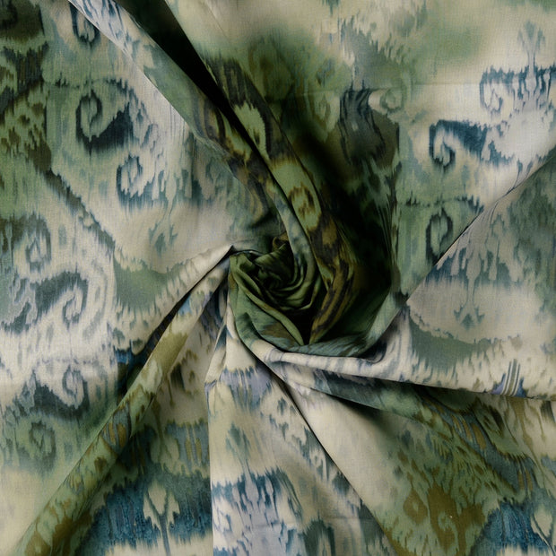 Voile tissu Vert Olive 