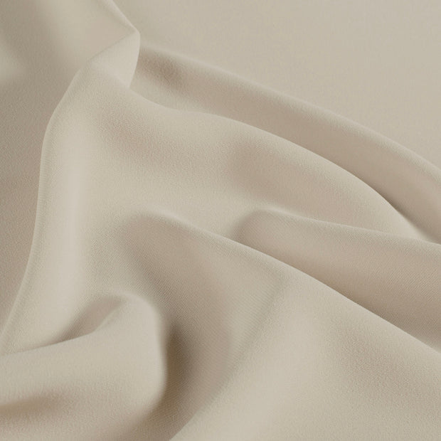 Crêpe tissu Unicolore Beige