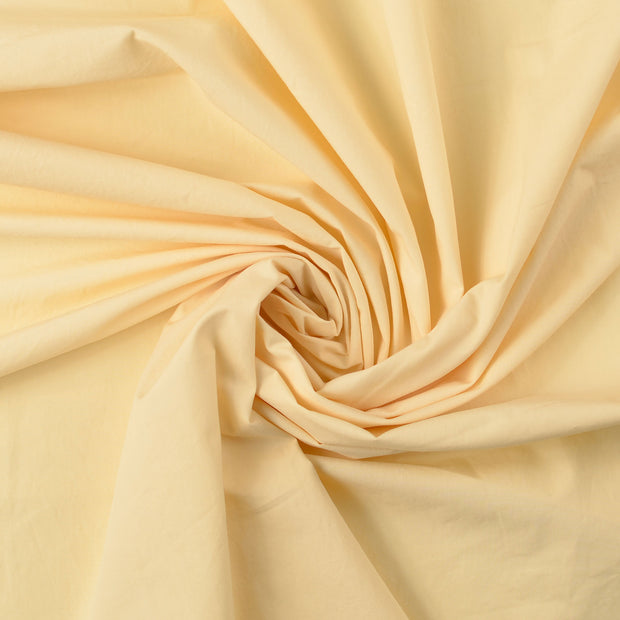 Popeline de Coton tissu Nude 