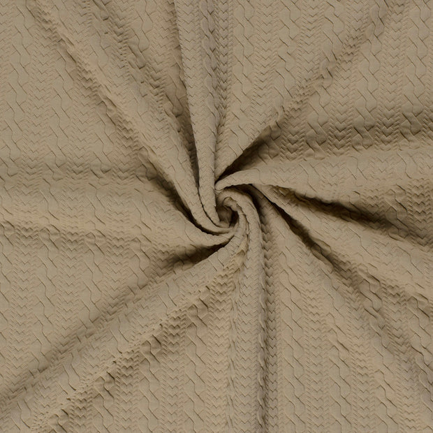 Heavy Knit fabric Beige 