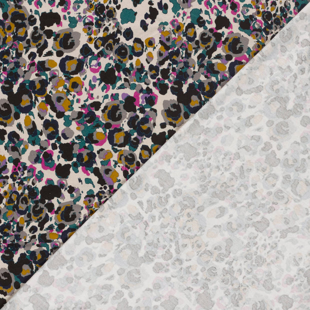 Viscose Vortex Jersey fabric Abstract printed 