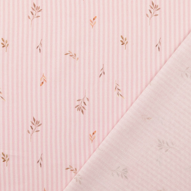 cretonne fabric Light Pink 