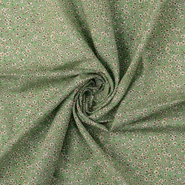 Voile fabric green 