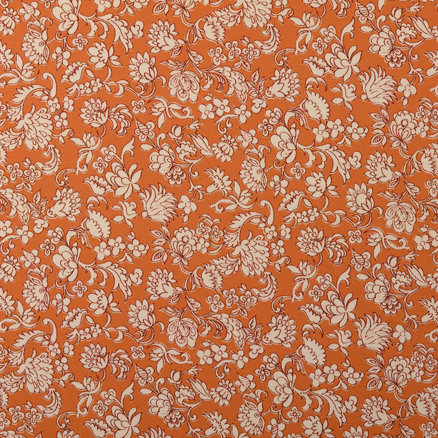 Sergé tissu ornements Orange