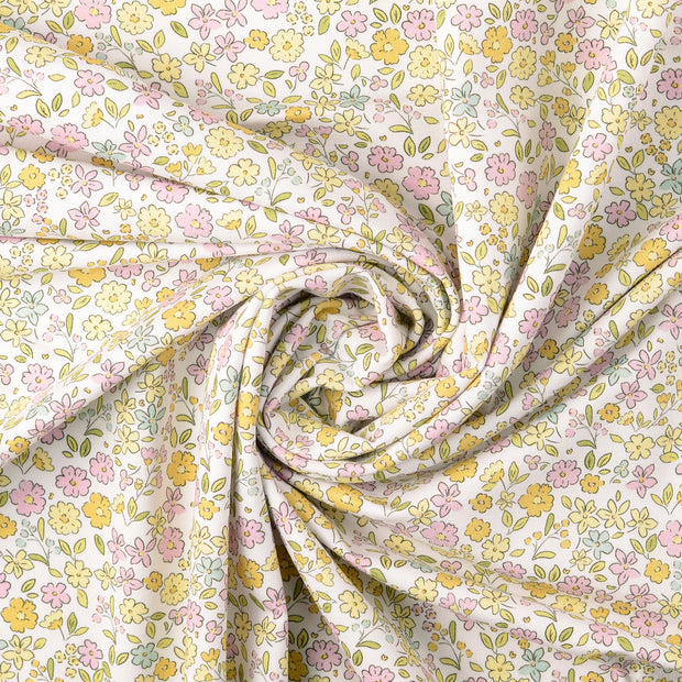 French Terry tissu Jaune 